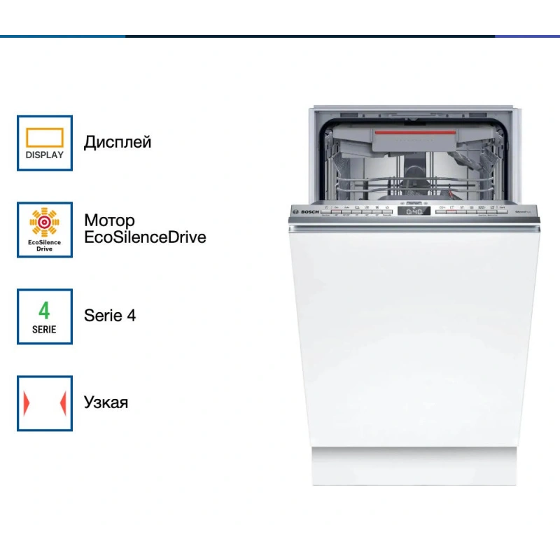 Встраиваемая посудомоечная машина Bosch SPV4HMX49E