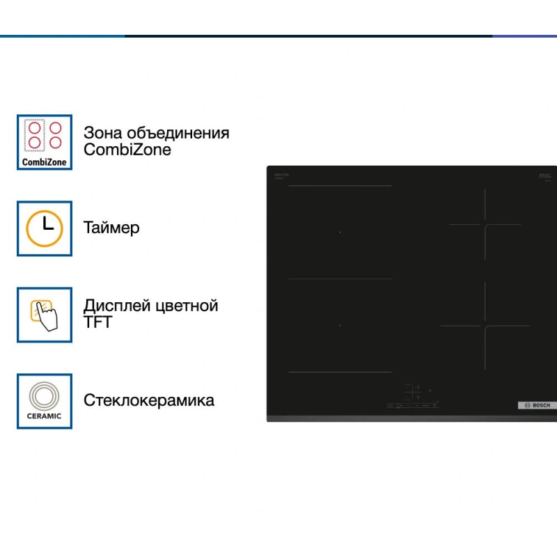 Индукционная варочная панель Bosch PVS63KBB5E