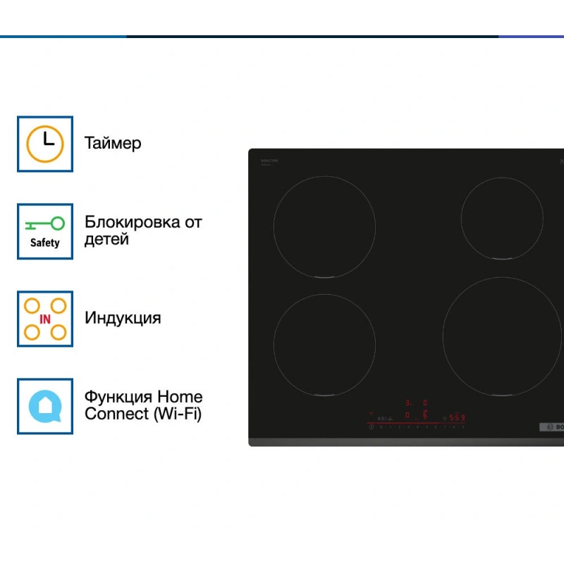Индукционная варочная панель Bosch PIE631HB1E