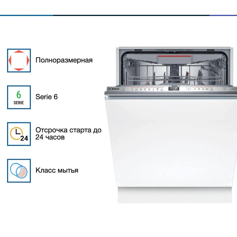 Встраиваемая посудомоечная машина Bosch SMV6ECX93E