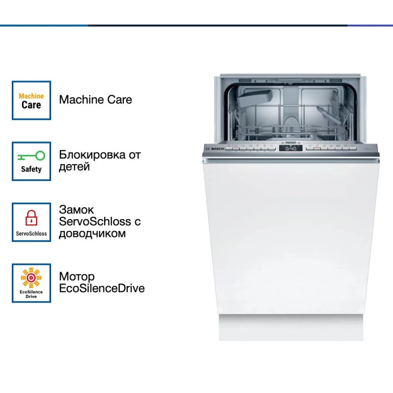 Встраиваемая посудомоечная машина Bosch SPV4HKX45E