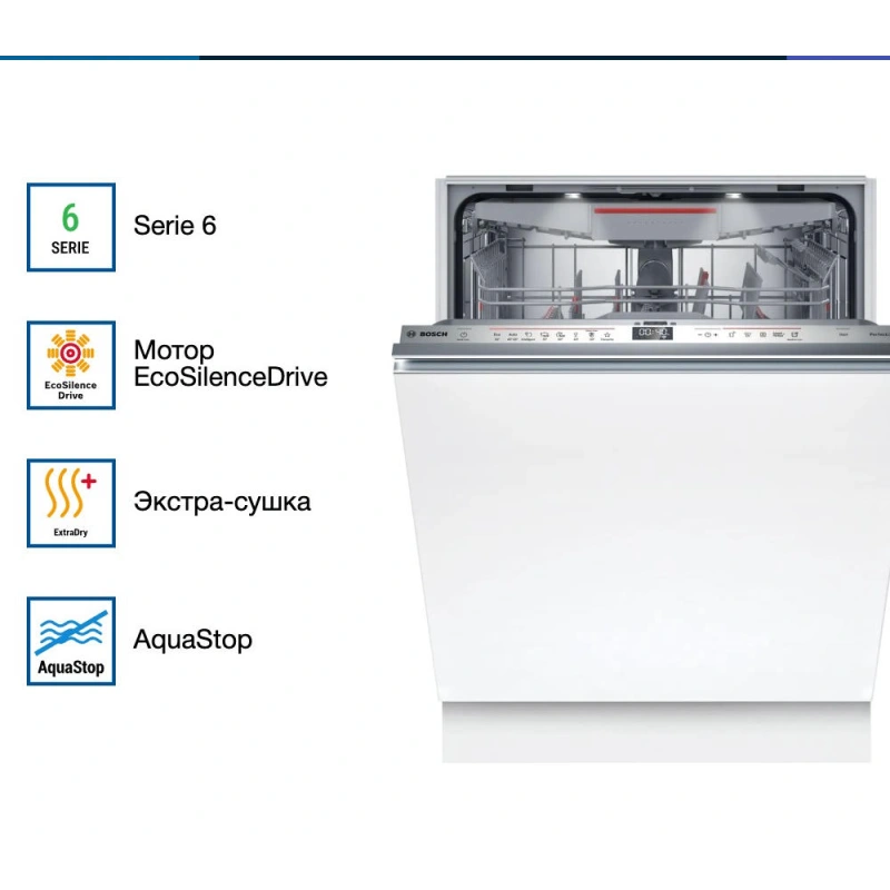 Встраиваемая посудомоечная машина Bosch SMV6ZCX16E