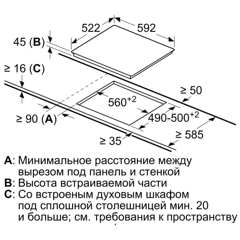 Электрическая варочная панель Bosch PKM651FP2E