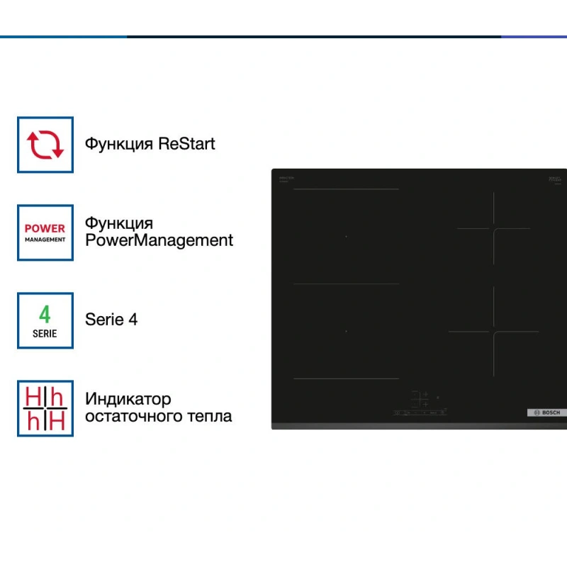 Индукционная варочная панель Bosch PVS63KBB5E