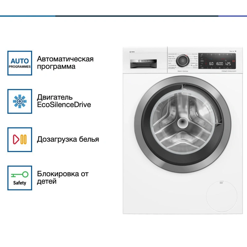 Стиральная машина Bosch WAX02KLOSN