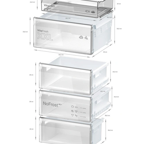 Двухкамерный холодильник Bosch KGN362LDF