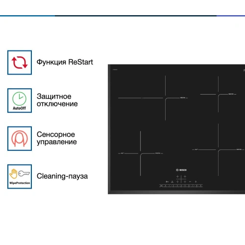 Индукционная варочная панель Bosch PIF651FC1E