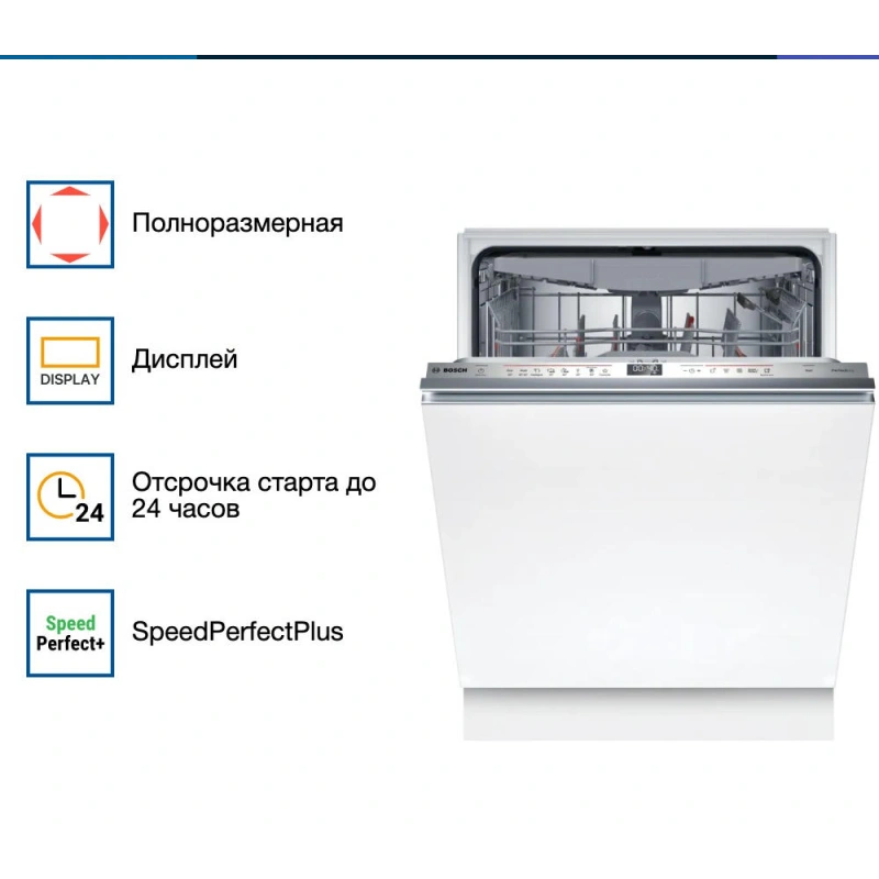 Встраиваемая посудомоечная машина Bosch SMV6ZCX06E