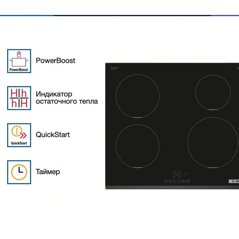 Индукционная варочная панель Bosch PIE 631BB5E