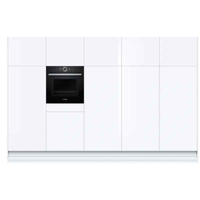Духовой шкаф с микроволнами и паром Bosch HNG6764B6