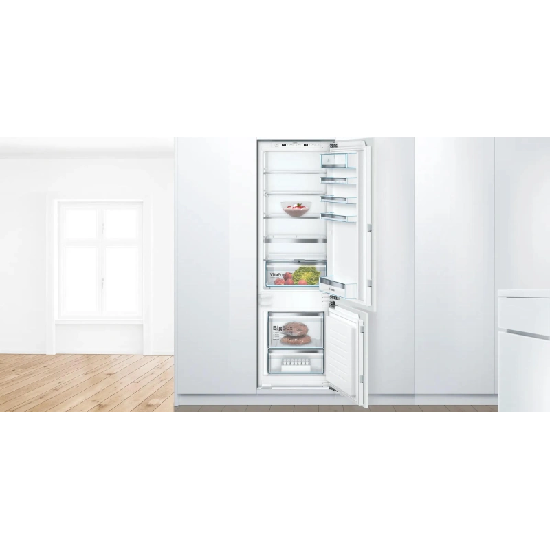 Встраиваемый двухкамерный холодильник Bosch KIS87AFE0