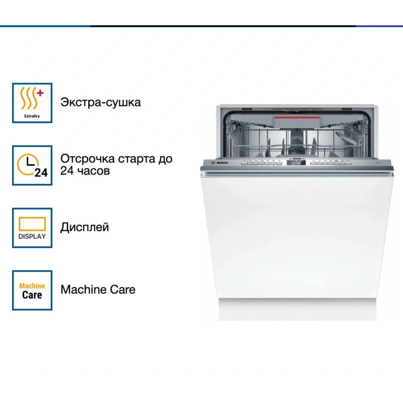 Встраиваемая посудомоечная машина Bosch SMV4HVX00E