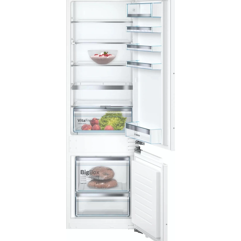 Встраиваемый двухкамерный холодильник Bosch KIS87AFE0