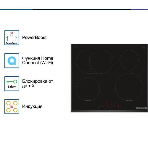 Индукционная варочная панель Bosch PIF651HC1E
