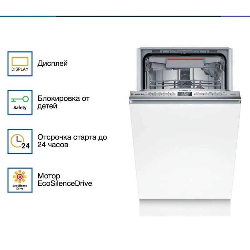 Встраиваемая посудомоечная машина Bosch SPV4HMX65Q