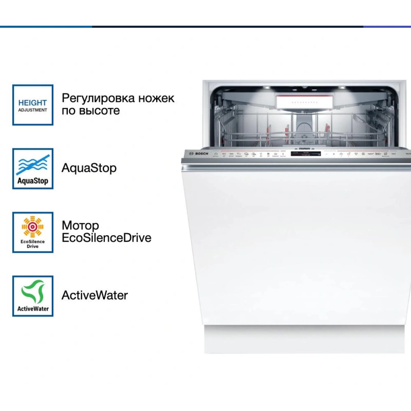 Встраиваемая посудомоечная машина Bosch SMV8YCX03E