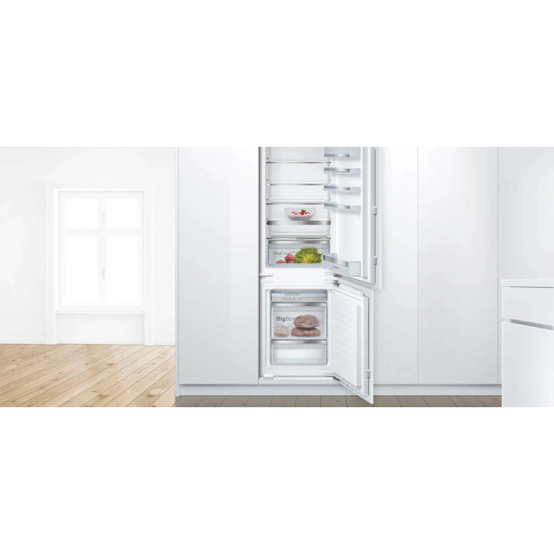 Встраиваемый двухкамерный холодильник Bosch KIS86AFE0