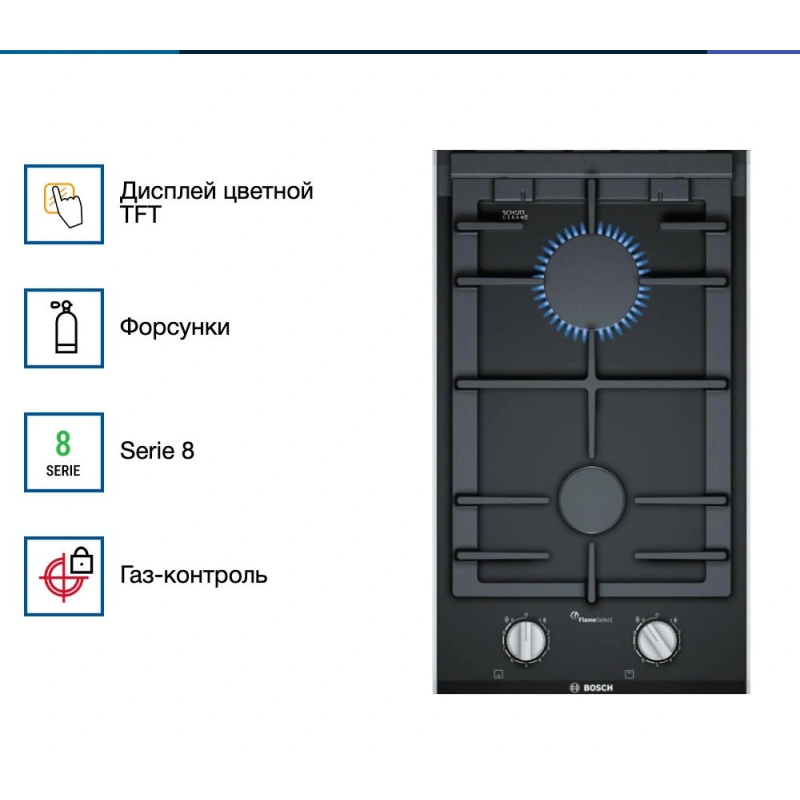 Газовая варочная панель Bosch PRB3A6B70
