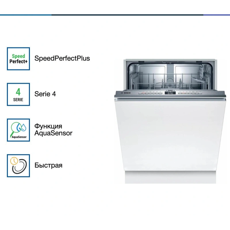 Встраиваемая посудомоечная машина Bosch SMV4HTX24E