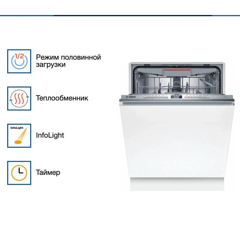 Встраиваемая посудомоечная машина Bosch SMV4HVX00E