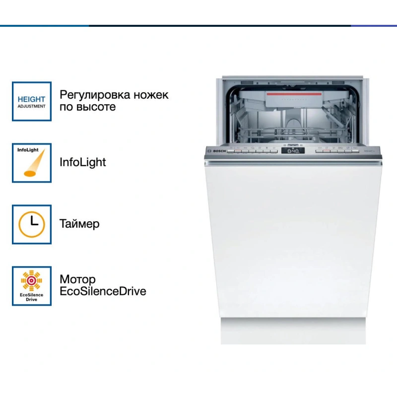 Встраиваемая посудомоечная машина Bosch SPH4HMX31E