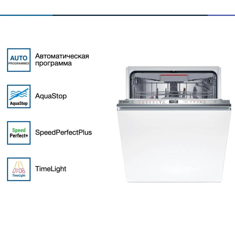 Встраиваемая посудомоечная машина Bosch SMV6ECX08E