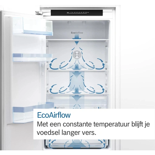 Встраиваемый двухкамерный холодильник Bosch KIN86ADD0