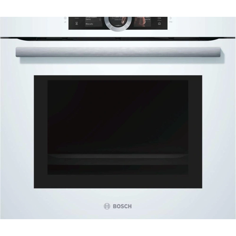 Духовой шкаф с микроволнами и паром Bosch HNG6764W6