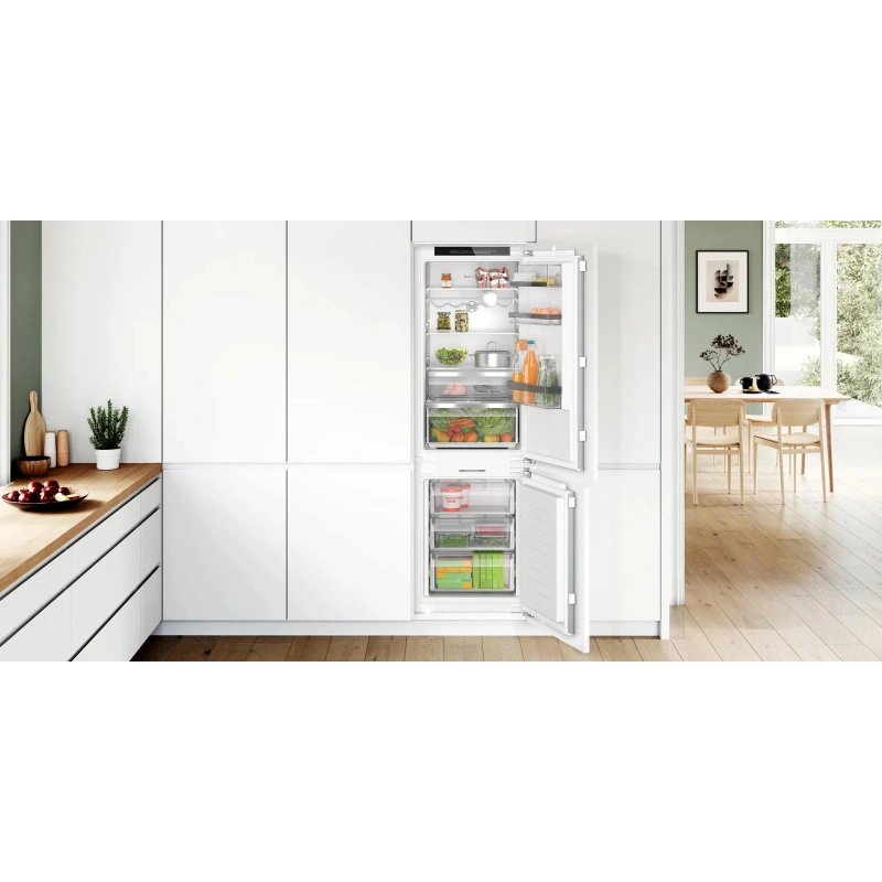 Встраиваемый двухкамерный холодильник Bosch KIN86ADD0
