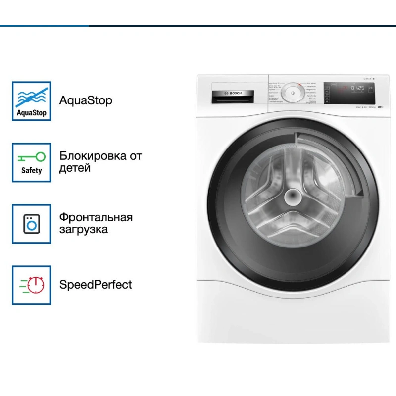 Стирально-сушильная машина Bosch WDU28513